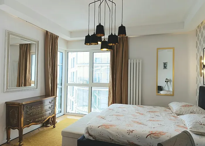 شقة Bliska Wola Towers 2 Bedrooms